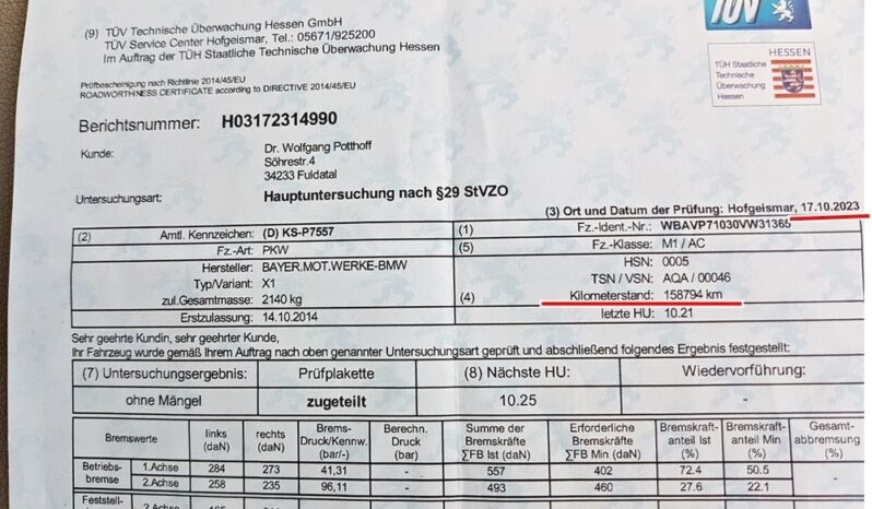 Piękne BMW X1 2.0 diesel 143KM przeb-175tyś X-DRIVE 1ROK GWARANCJI !!! full
